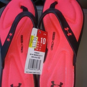 Under Armour flip flops